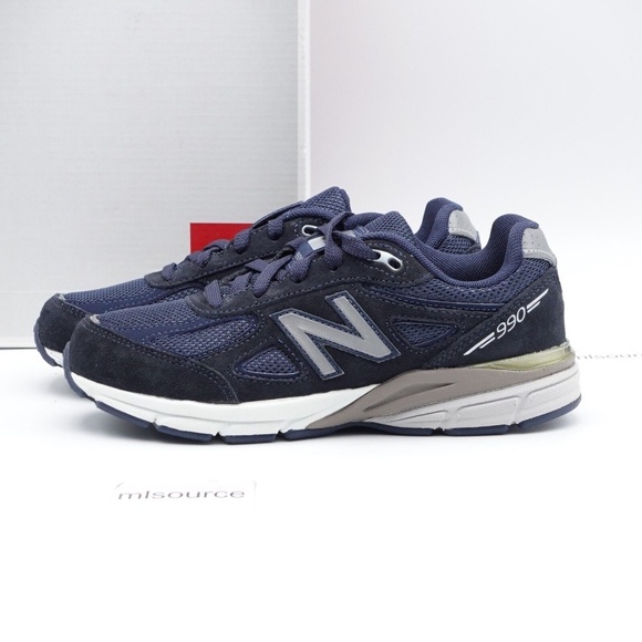 SLD NEW New Balance 990V4 Sneakers KJ990NBP Navy - Picture 1 of 7